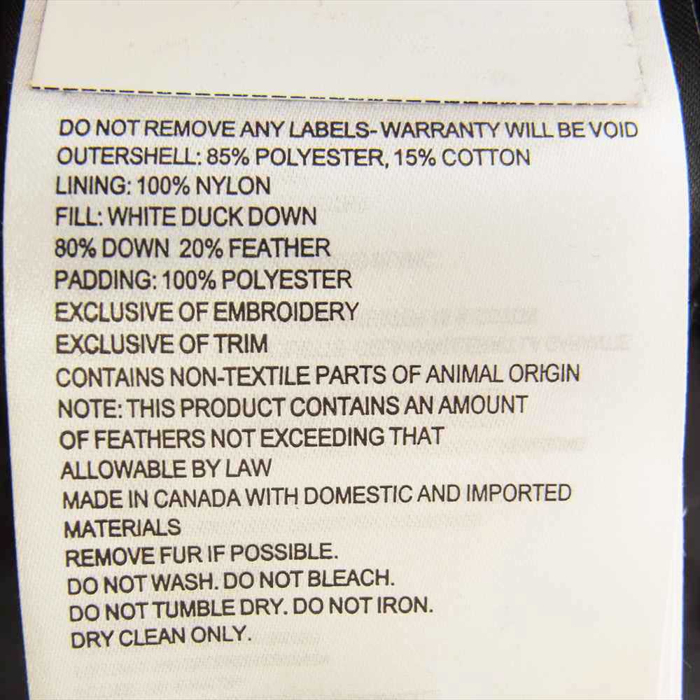 CANADA GOOSE カナダグース 2603JL 国内正規品 サザビーリーグ Bronte Parka ブロンテ パーカー ダウン ジャケット ブラック系 M【中古】