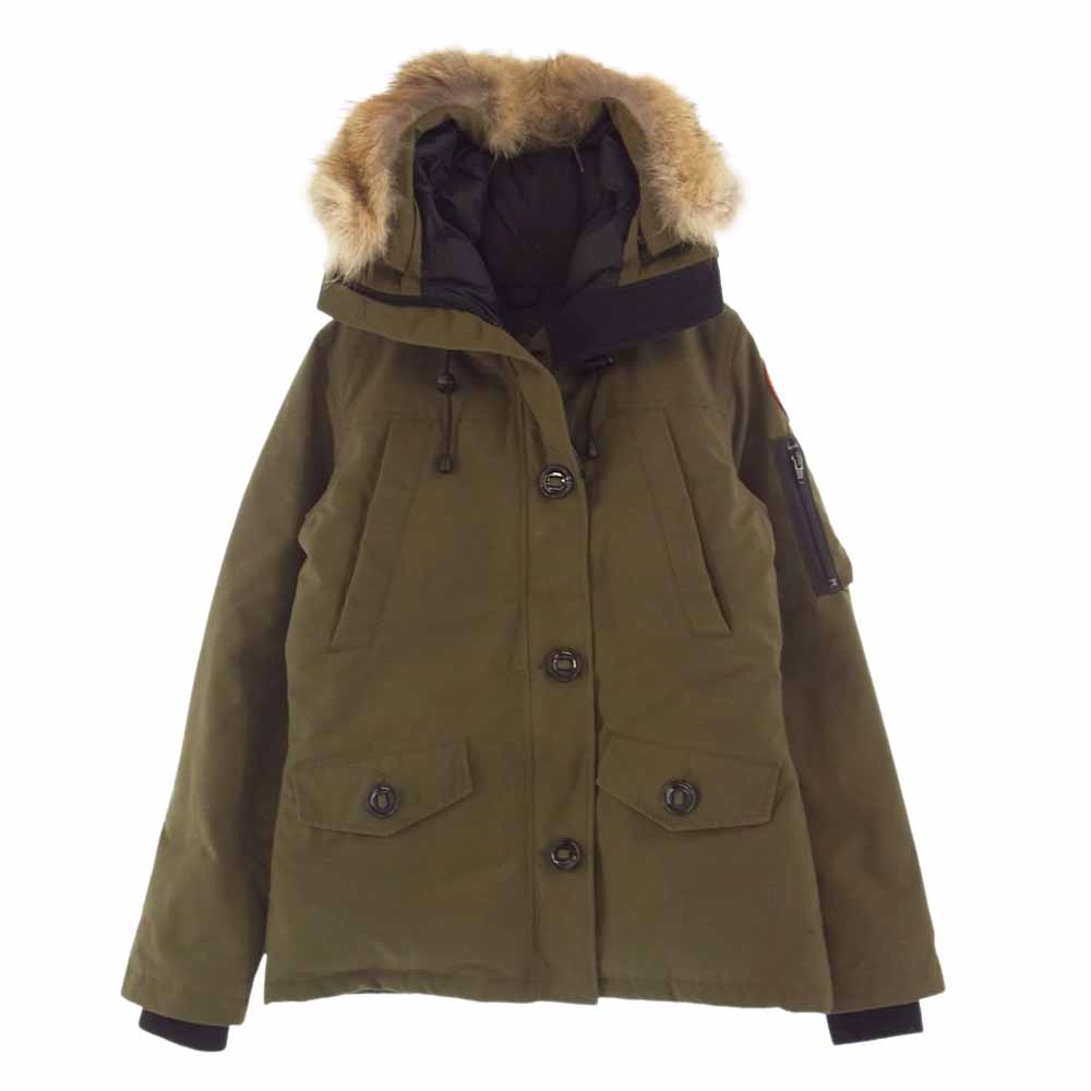 CANADA GOOSE カナダグース 2530LA  国内正規品 サザビーリーグ Montebello Parka モンテベロ パーカー ダウン ジャケット  カーキ系【中古】