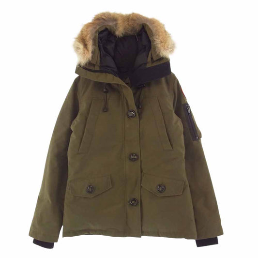 CANADA GOOSE カナダグース 2530LA  国内正規品 サザビーリーグ Montebello Parka モンテベロ パーカー ダウン ジャケット  カーキ系【中古】