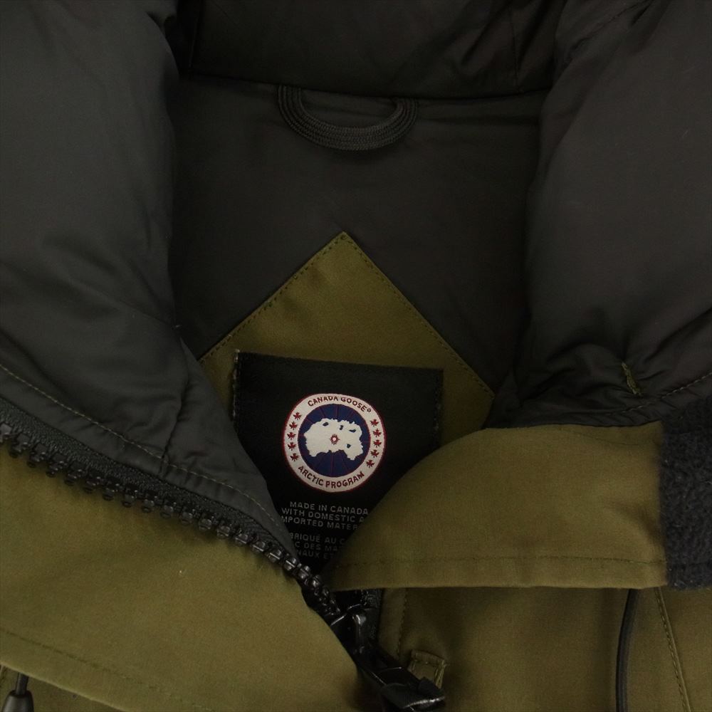 CANADA GOOSE カナダグース 2530LA  国内正規品 サザビーリーグ Montebello Parka モンテベロ パーカー ダウン ジャケット  カーキ系【中古】