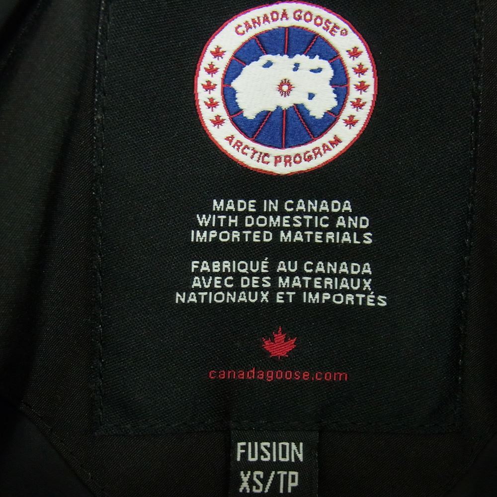 CANADA GOOSE カナダグース 3804MA 国内正規品 サザビーリーグ MACMILLAN PARKA マクミラン パーカ ダウン ジャケット ブラック系 XS【中古】