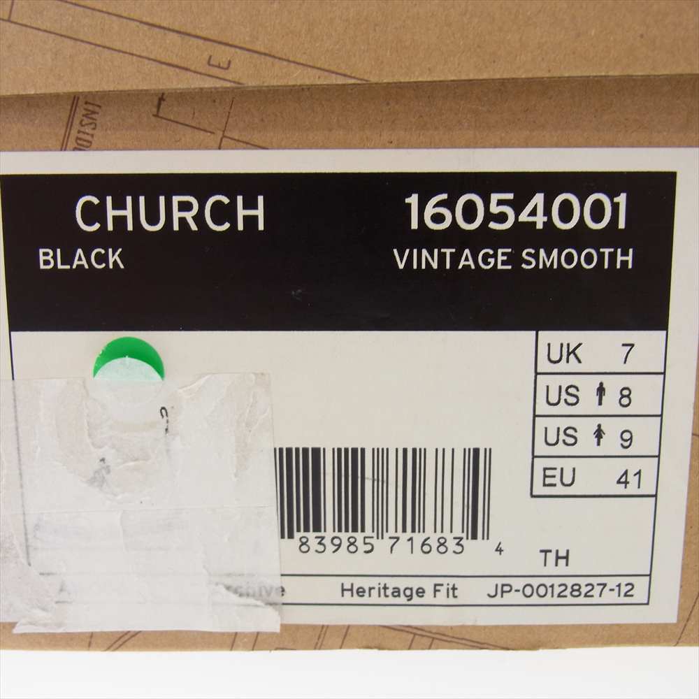 Dr.Martens ドクターマーチン 16054001 CHURCH チャーチ モンキー ブーツ UK7【中古】