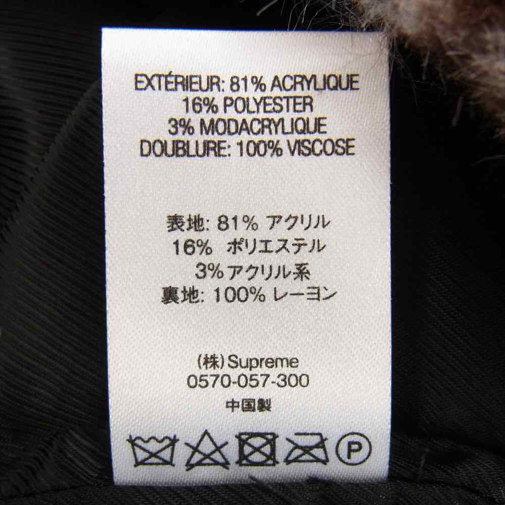 Supreme シュプリーム 21SS  Bandana Faux Fur Bomber Jacket バンダナ フェイクファー ボンバー ジャケット ブラウン系 S【中古】