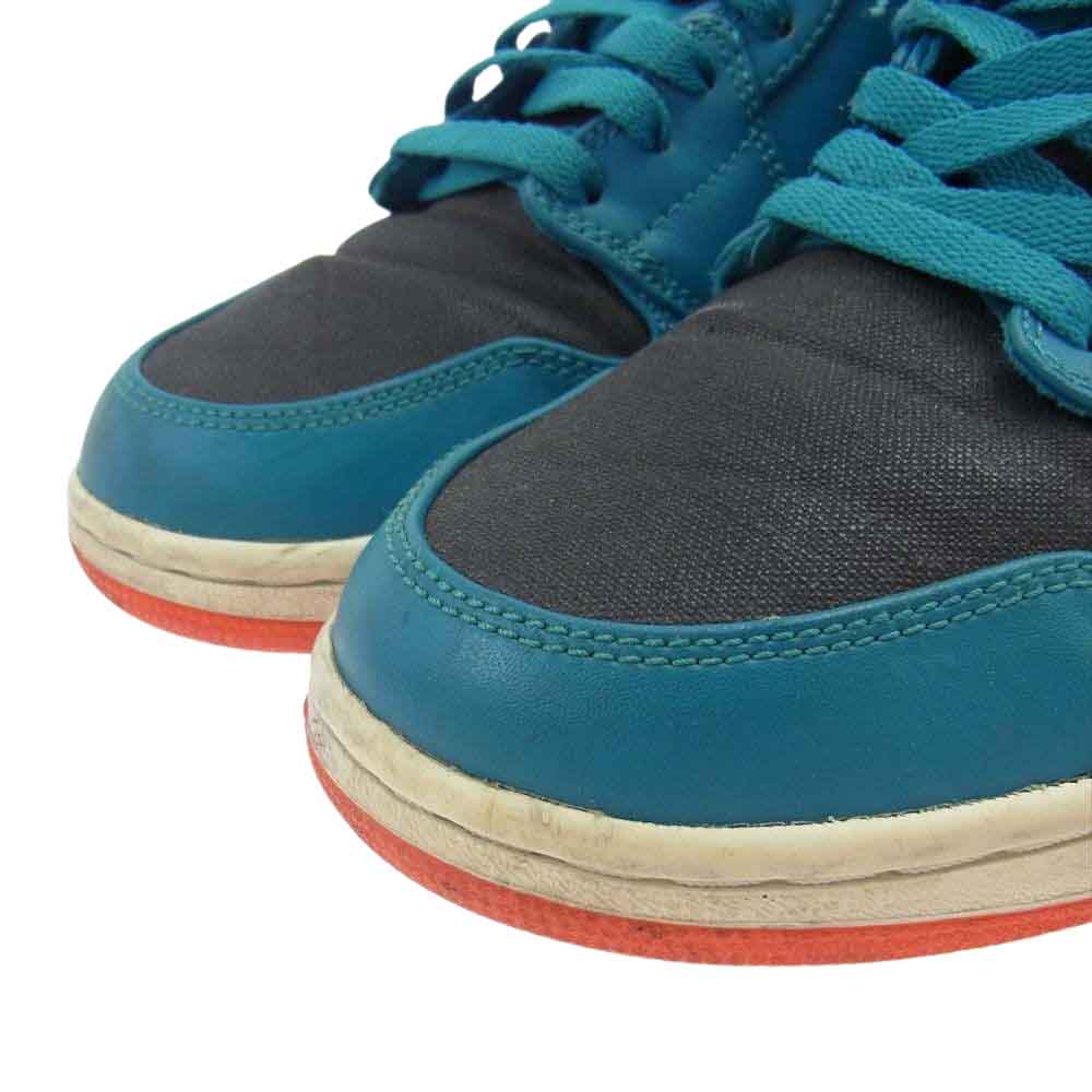 NIKE ナイキ 554724-308 AIR JORDAN 1 MID TROPICAL TEAL エア ジョーダン ミッド トロピカル ブルー系 27cm【中古】