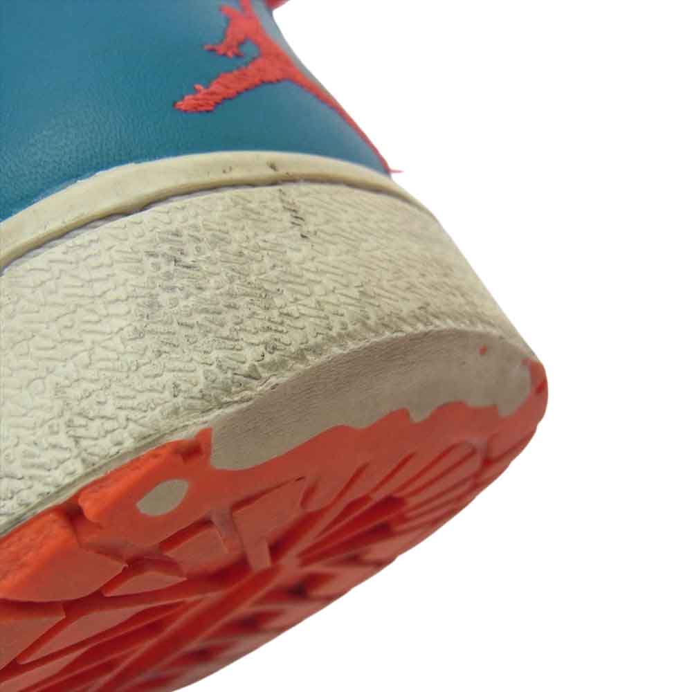 NIKE ナイキ 554724-308 AIR JORDAN 1 MID TROPICAL TEAL エア ジョーダン ミッド トロピカル ブルー系 27cm【中古】