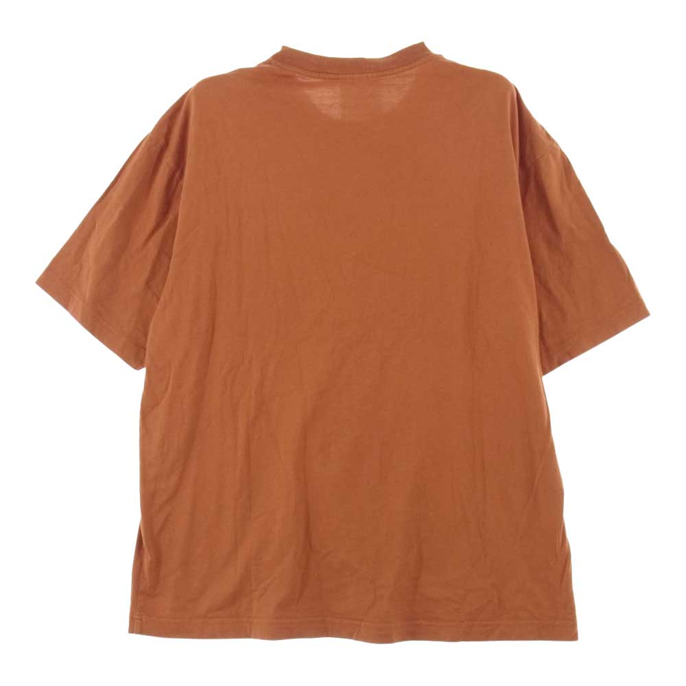 ACNE STUDIOS アクネストゥディオズ FN-MN-TSHI000242 コットン ポケット Tシャツ オレンジ系 XS【中古】