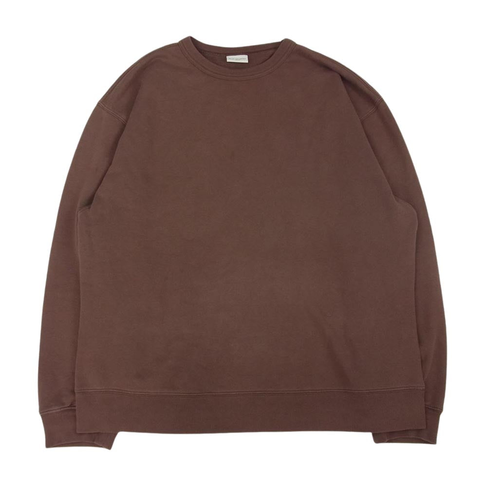DRIES VAN NOTEN ドリスヴァンノッテン クルーネック スウェット  ブラウン系 S【中古】
