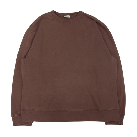 DRIES VAN NOTEN ドリスヴァンノッテン クルーネック スウェット  ブラウン系 S【中古】