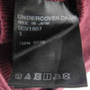 UNDERCOVER アンダーカバー UCV1807 WOMENS BIG HOODED SWEAT SHIRT フーディー スウェット パーカー ワインレッド系 1【中古】