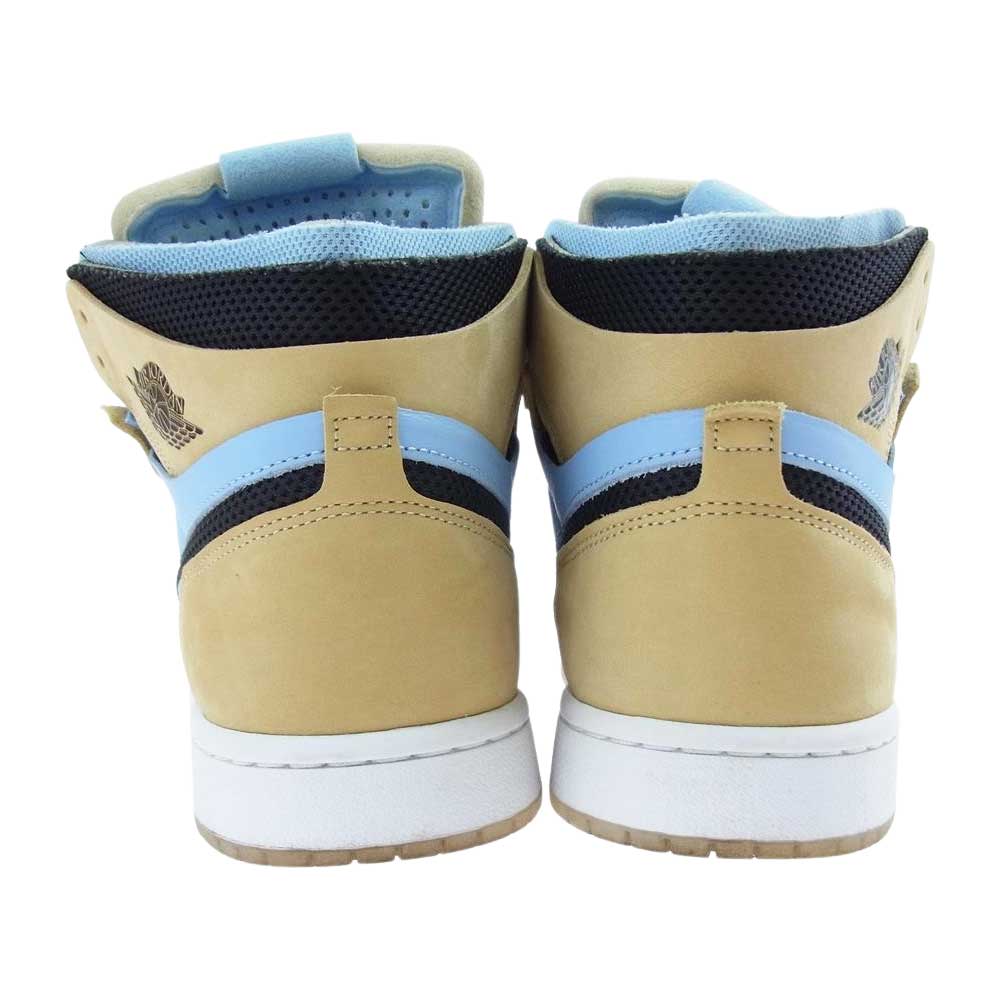 NIKE AIR JORDAN ナイキ ジョーダン CT0979-400 Air Jordan 1 High Zoom Comfort  エアジョーダン ハイ ズーム エア コンフォート ブラウン系 ライトブルー系 US6.5(23.5Ccm)【中古】