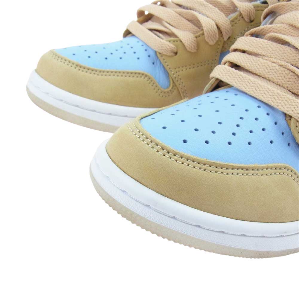NIKE AIR JORDAN ナイキ ジョーダン CT0979-400 Air Jordan 1 High Zoom Comfort  エアジョーダン ハイ ズーム エア コンフォート ブラウン系 ライトブルー系 US6.5(23.5Ccm)【中古】