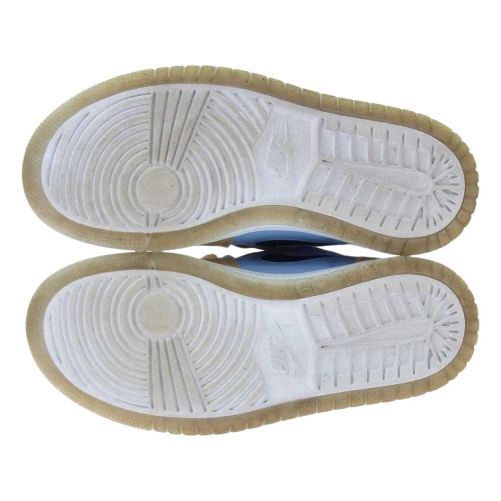 NIKE AIR JORDAN ナイキ ジョーダン CT0979-400 Air Jordan 1 High Zoom Comfort  エアジョーダン ハイ ズーム エア コンフォート ブラウン系 ライトブルー系 US6.5(23.5Ccm)【中古】