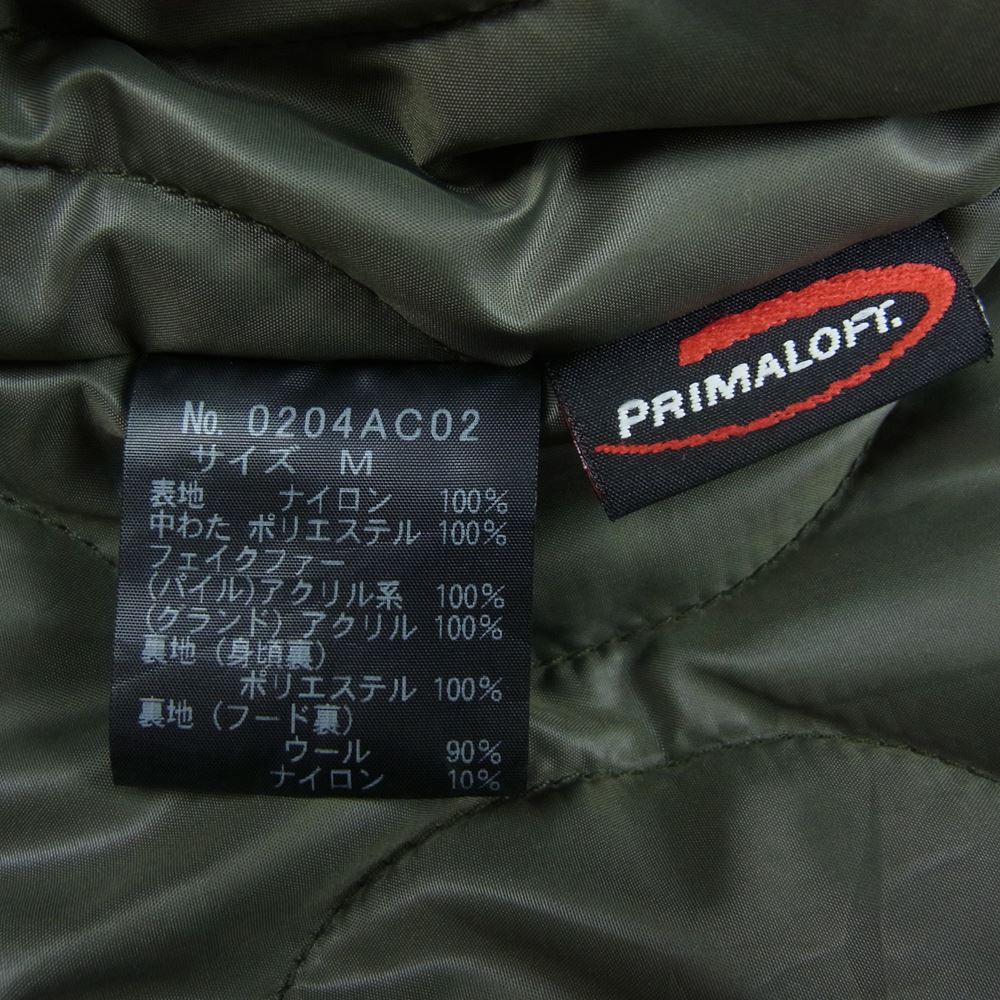 HYSTERIC GLAMOUR ヒステリックグラマー 0204AC02 プリマロフト 中綿キルティング モッズコート カーキ系 M【中古】