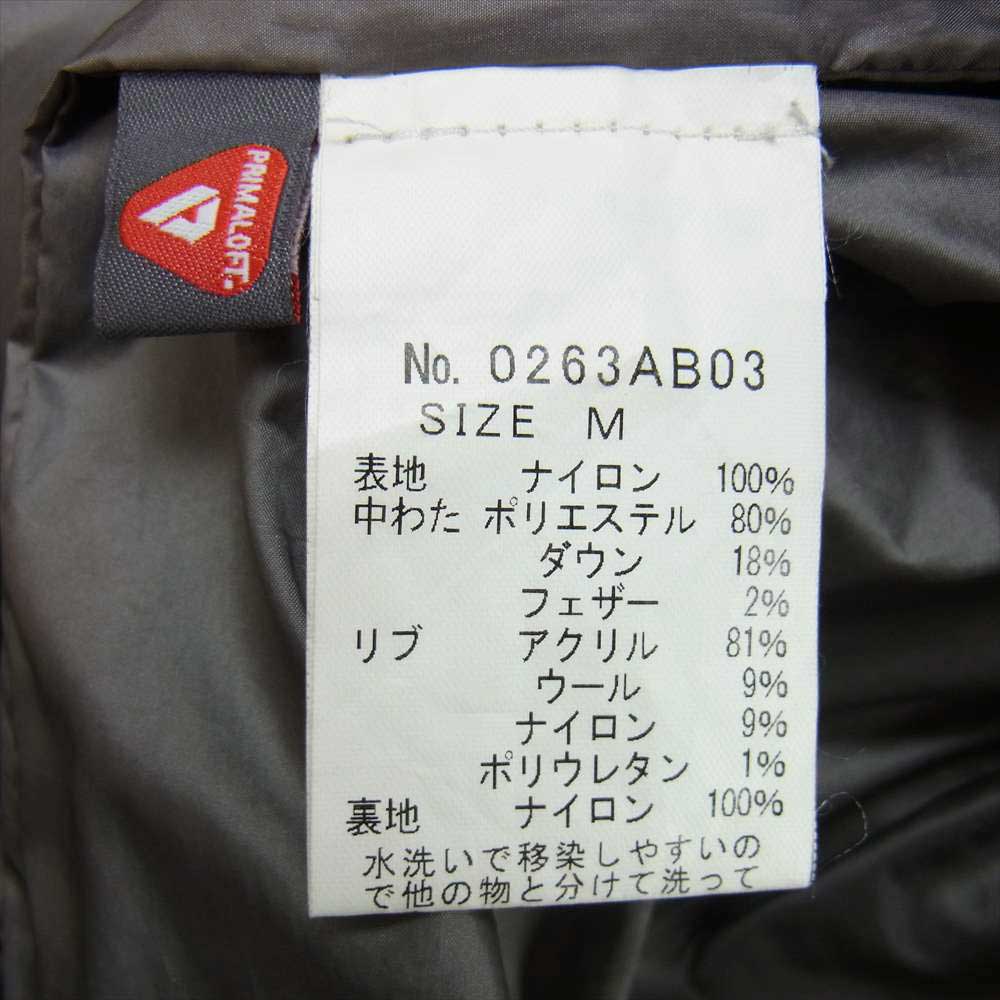 HYSTERIC GLAMOUR ヒステリックグラマー 0263AB03 中綿プリマロフト ワッペン付き ナイロンタフタ フーデッドジャケット グレー系 M【中古】