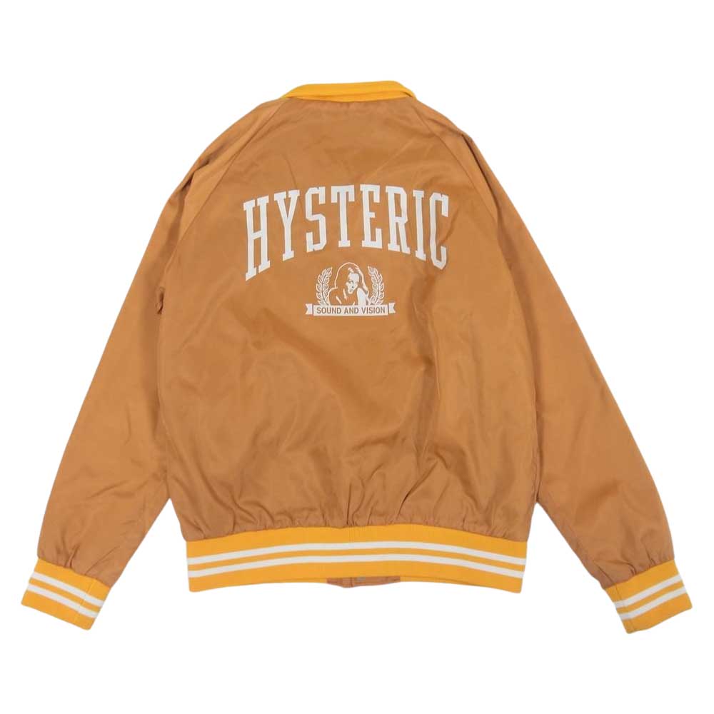 HYSTERIC GLAMOUR ヒステリックグラマー 02193AB06 ACOUSTIC ACADEMY 衿リブコーチジャケット オレンジ系 L【中古】