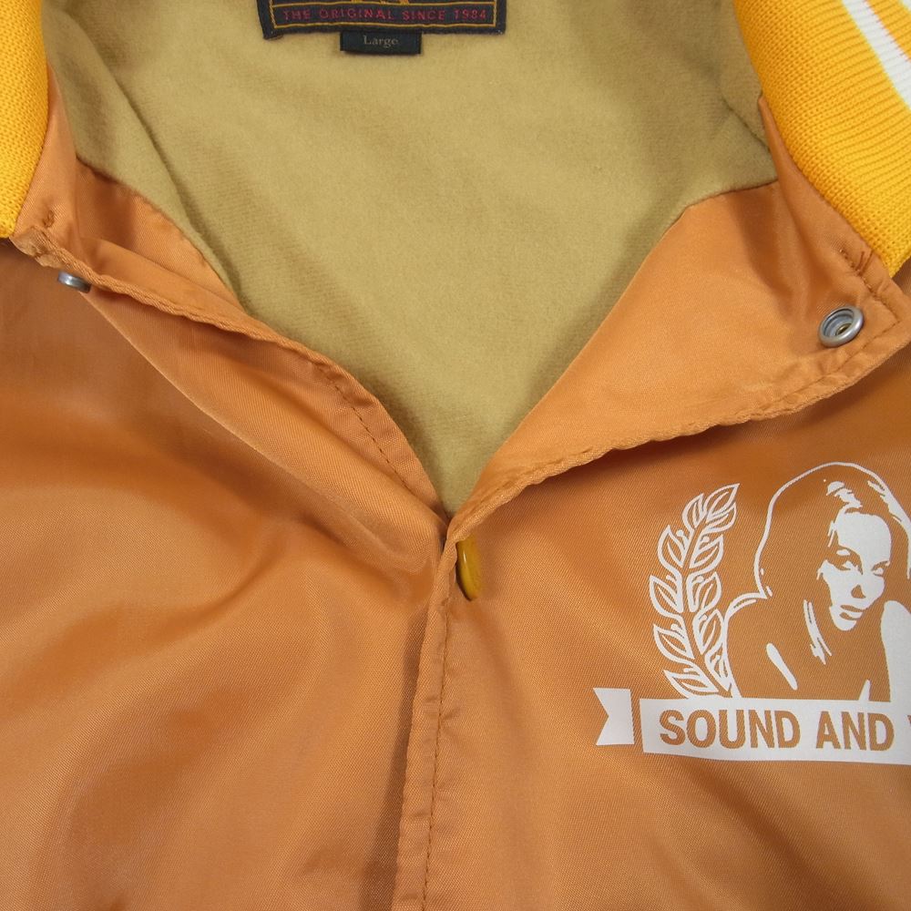 HYSTERIC GLAMOUR ヒステリックグラマー 02193AB06 ACOUSTIC ACADEMY 衿リブコーチジャケット オレンジ系 L【中古】