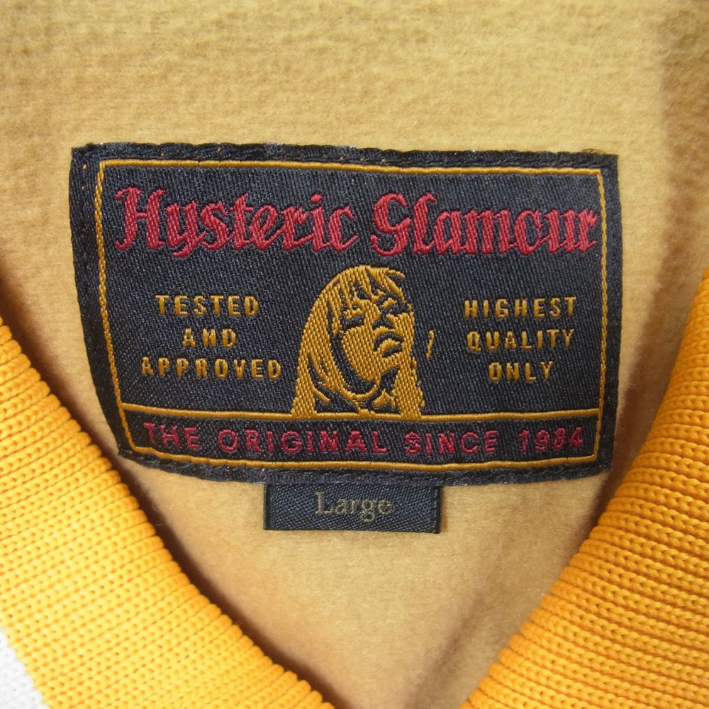 HYSTERIC GLAMOUR ヒステリックグラマー 02193AB06 ACOUSTIC ACADEMY 衿リブコーチジャケット オレンジ系 L【中古】