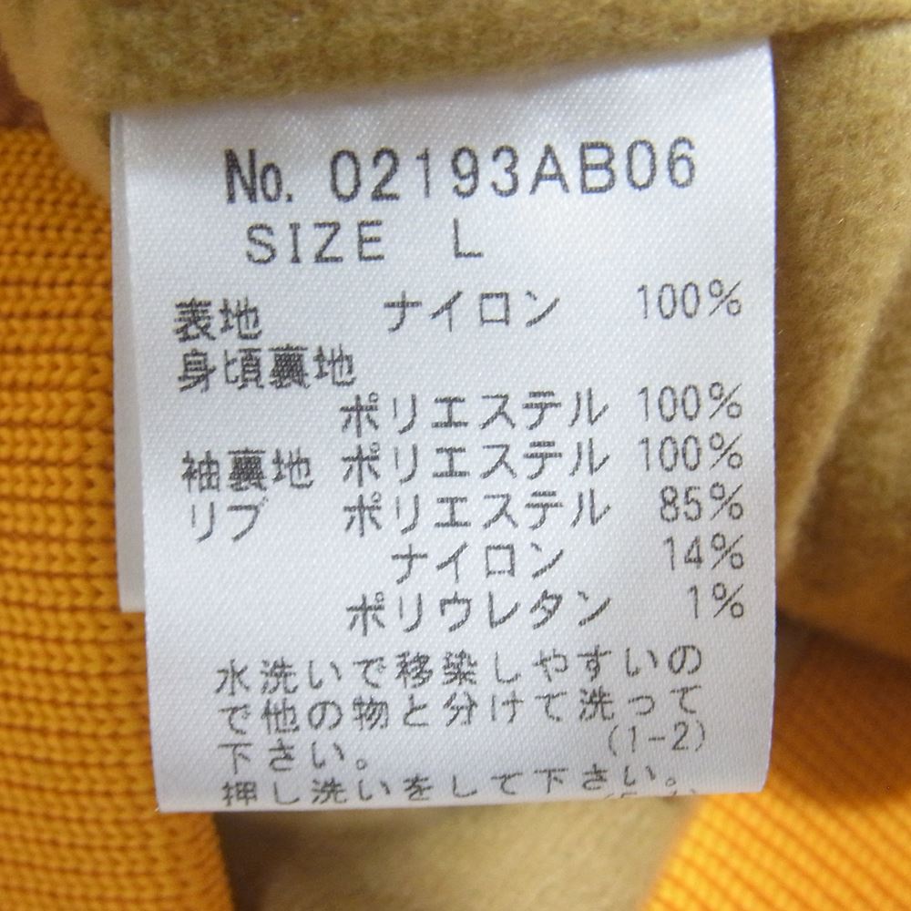 HYSTERIC GLAMOUR ヒステリックグラマー 02193AB06 ACOUSTIC ACADEMY 衿リブコーチジャケット オレンジ系 L【中古】