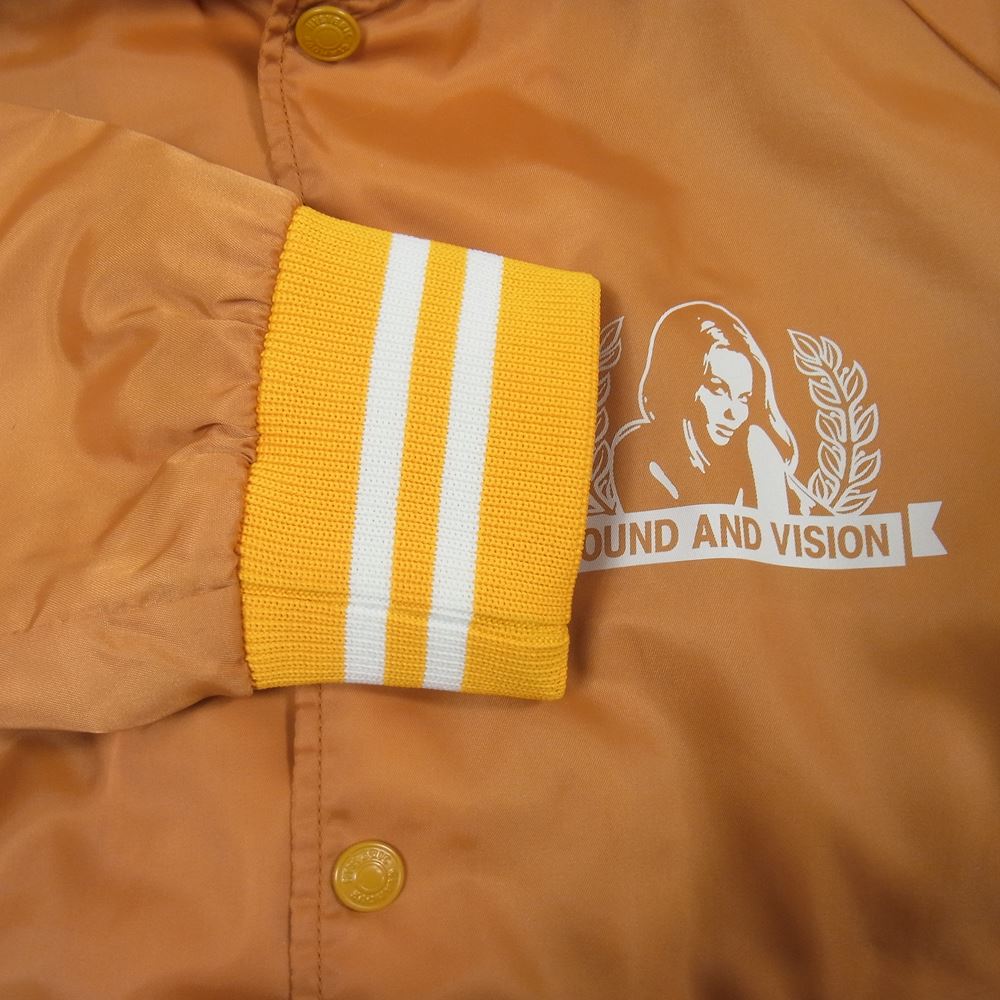 HYSTERIC GLAMOUR ヒステリックグラマー 02193AB06 ACOUSTIC ACADEMY 衿リブコーチジャケット オレンジ系 L【中古】