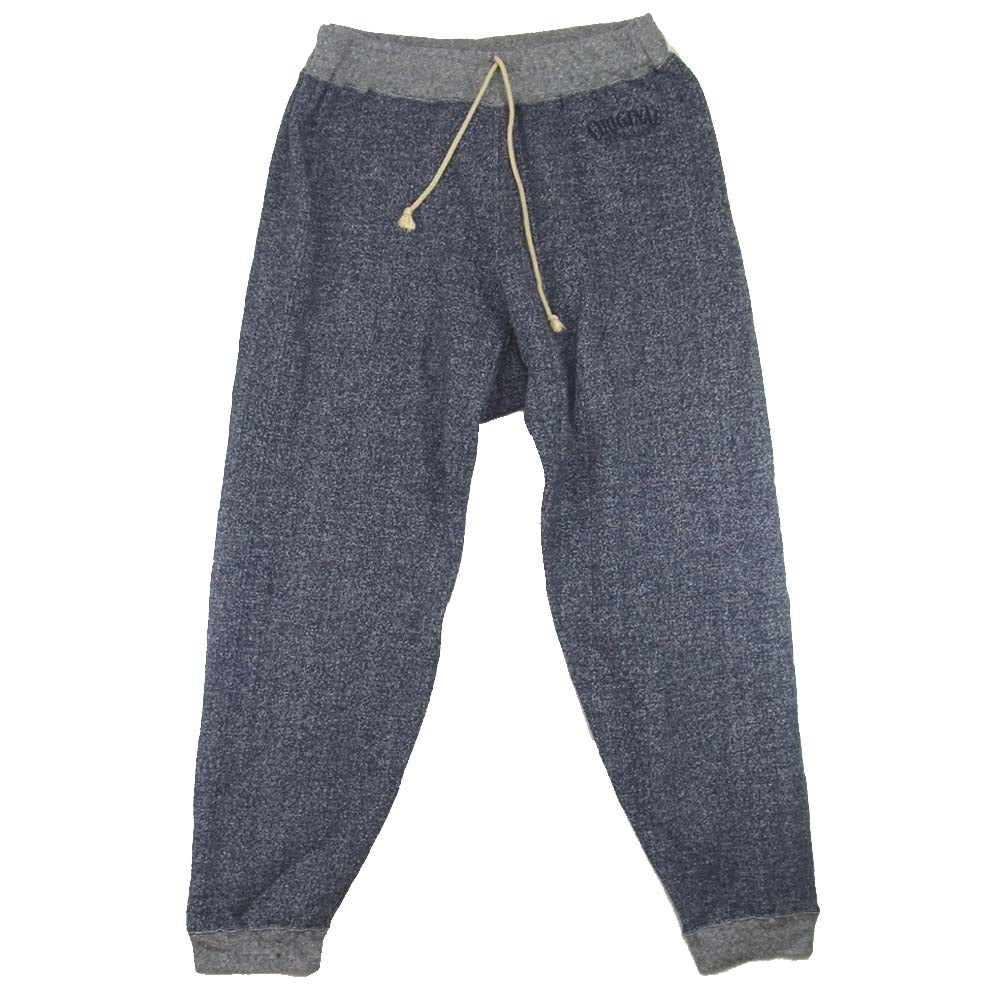 TENDERLOIN テンダーロイン T-SWEAT PNT コットン リブ サルエル パンツ ネイビー系 XL【中古】