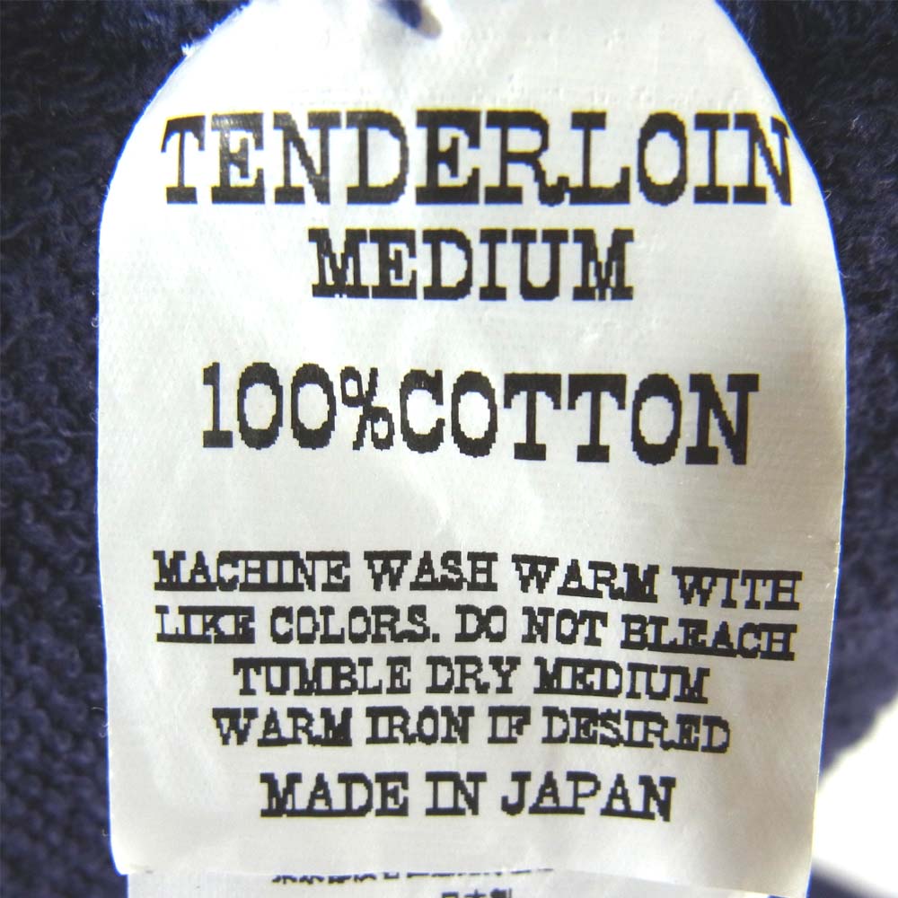 TENDERLOIN テンダーロイン T-SWEAT PNT ロゴプリント スウェット パンツ ネイビー系 M【中古】