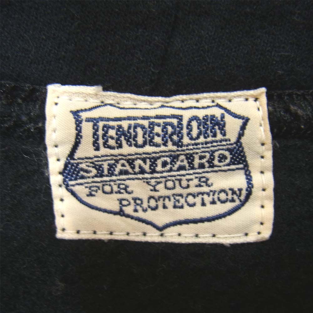 TENDERLOIN テンダーロイン T-STP HOODED ホワイトゾンビ プリント フード付き プルオーバー パーカー 本店限定 ブラック系 L【中古】