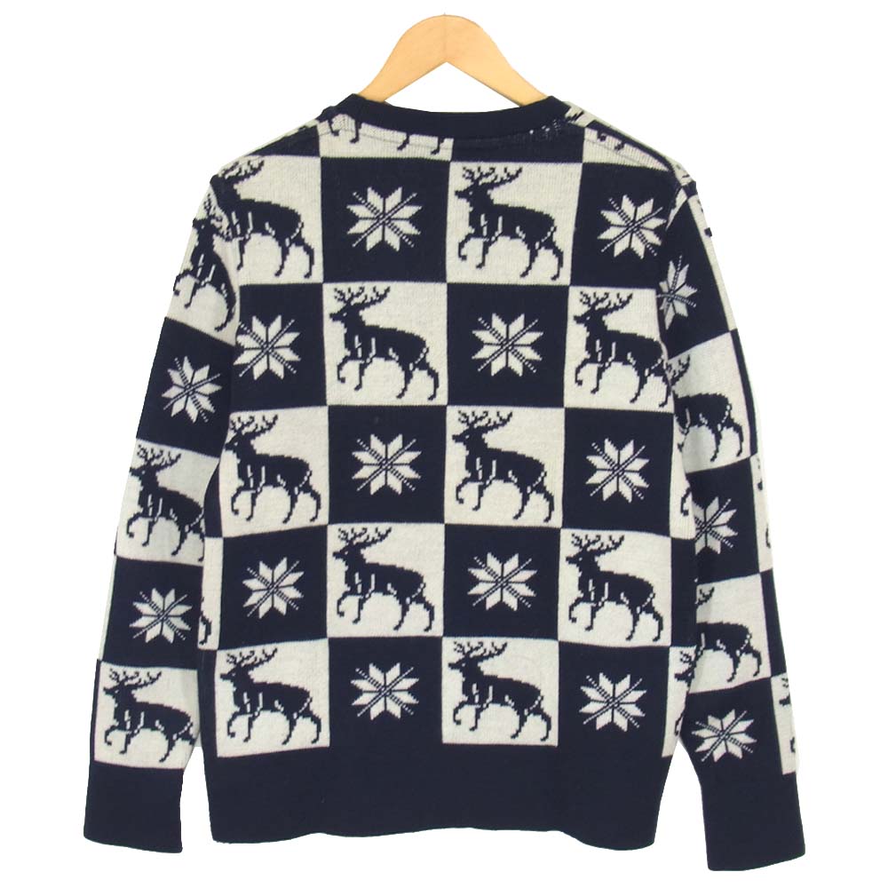 TENDERLOIN テンダーロイン 13AW T-SWEATER D ウール ニット セーター ネイビー系 M【中古】
