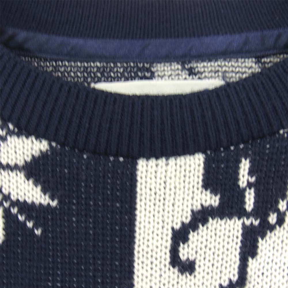 TENDERLOIN テンダーロイン 13AW T-SWEATER D ウール ニット セーター ネイビー系 M【中古】