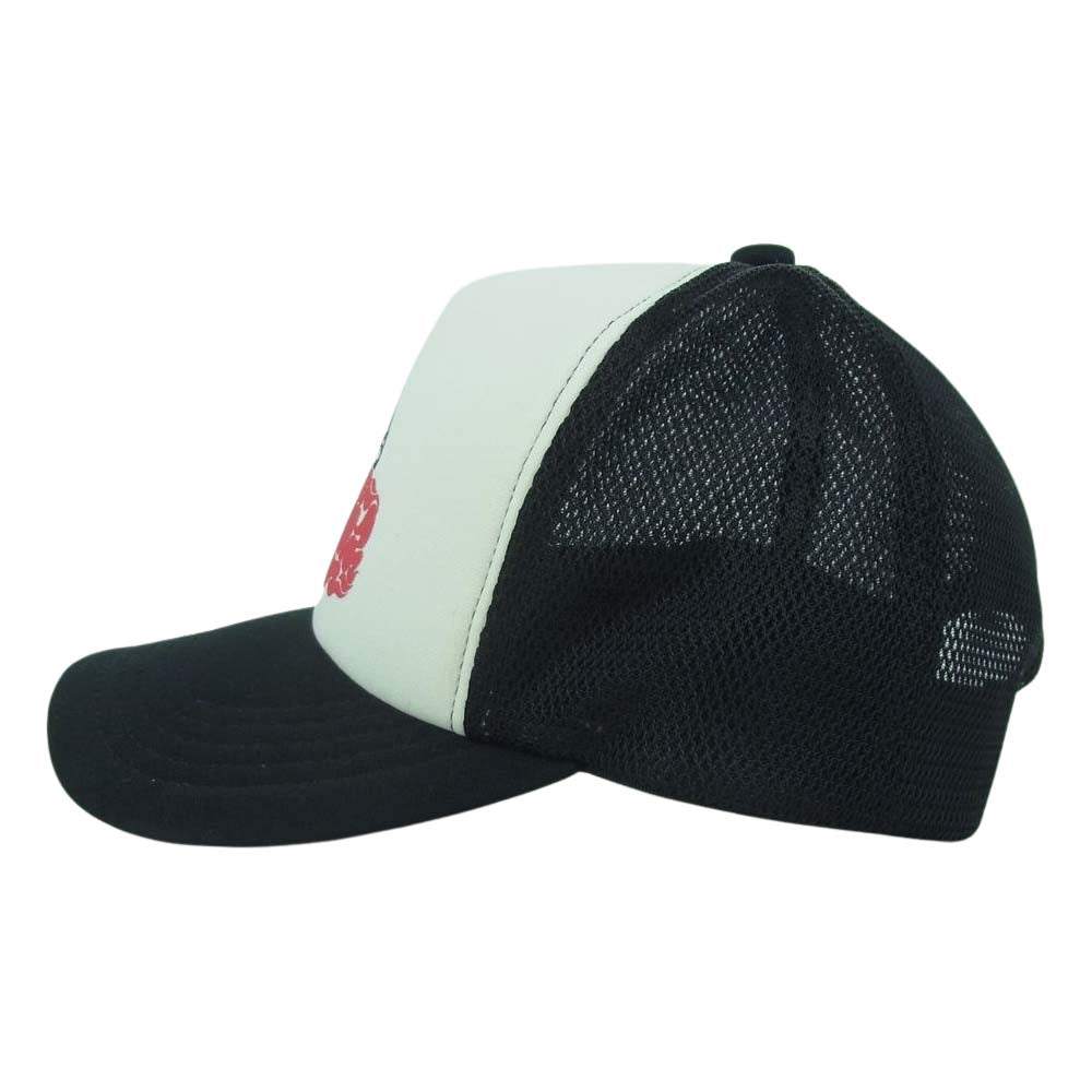 HYSTERIC GLAMOUR ヒステリックグラマー 02223QH03 VIXEN GIRL メッシュ キャップ 帽子 日本製 ブラック系 FREE【中古】