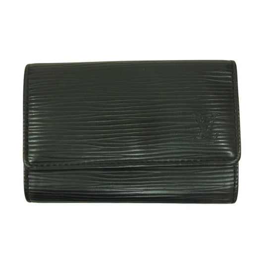 LOUIS VUITTON ルイ・ヴィトン M63812 ミュルティクレ6 6連 キーケース エピ  ブラック系【中古】