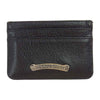 CHROME HEARTS クロムハーツ（原本無） CARD CASE DOUBLE SIDE SCROLL カードケース ブラック系【中古】