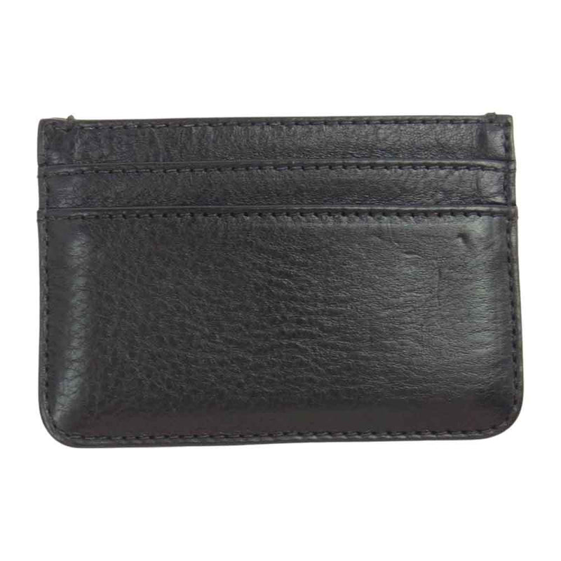 CHROME HEARTS クロムハーツ（原本無） CARD CASE DOUBLE SIDE SCROLL カードケース ブラック系【中古】