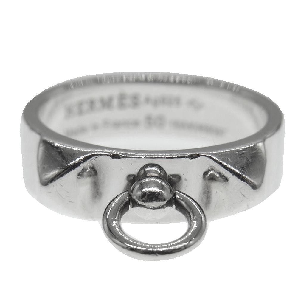 HERMES エルメス Collier de Chien コリエドシアン PM リング 50 シルバー系【中古】