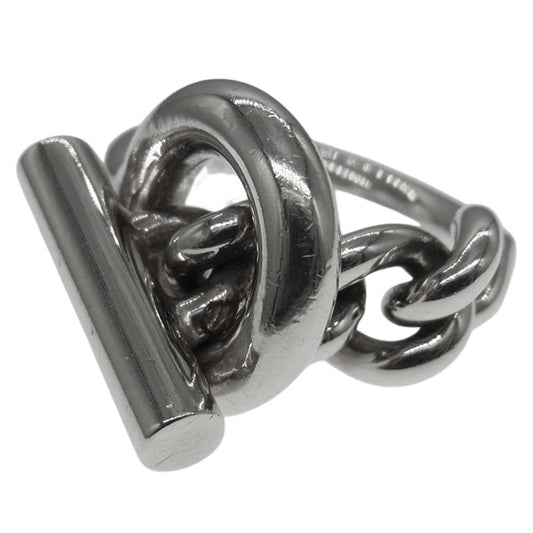 HERMES エルメス クロワゼット GM リング シルバー系【中古】