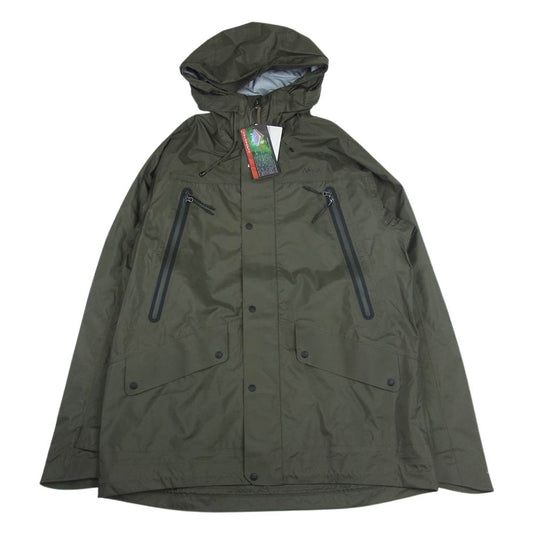 NANGA ナンガ N13lBKE2 Aurora 3L Field Shell Parka BLK オーロラ 3 レイヤー フィールド シェル パーカ ナイロン ジャケット カーキ系 L【新古品】【未使用】【中古】