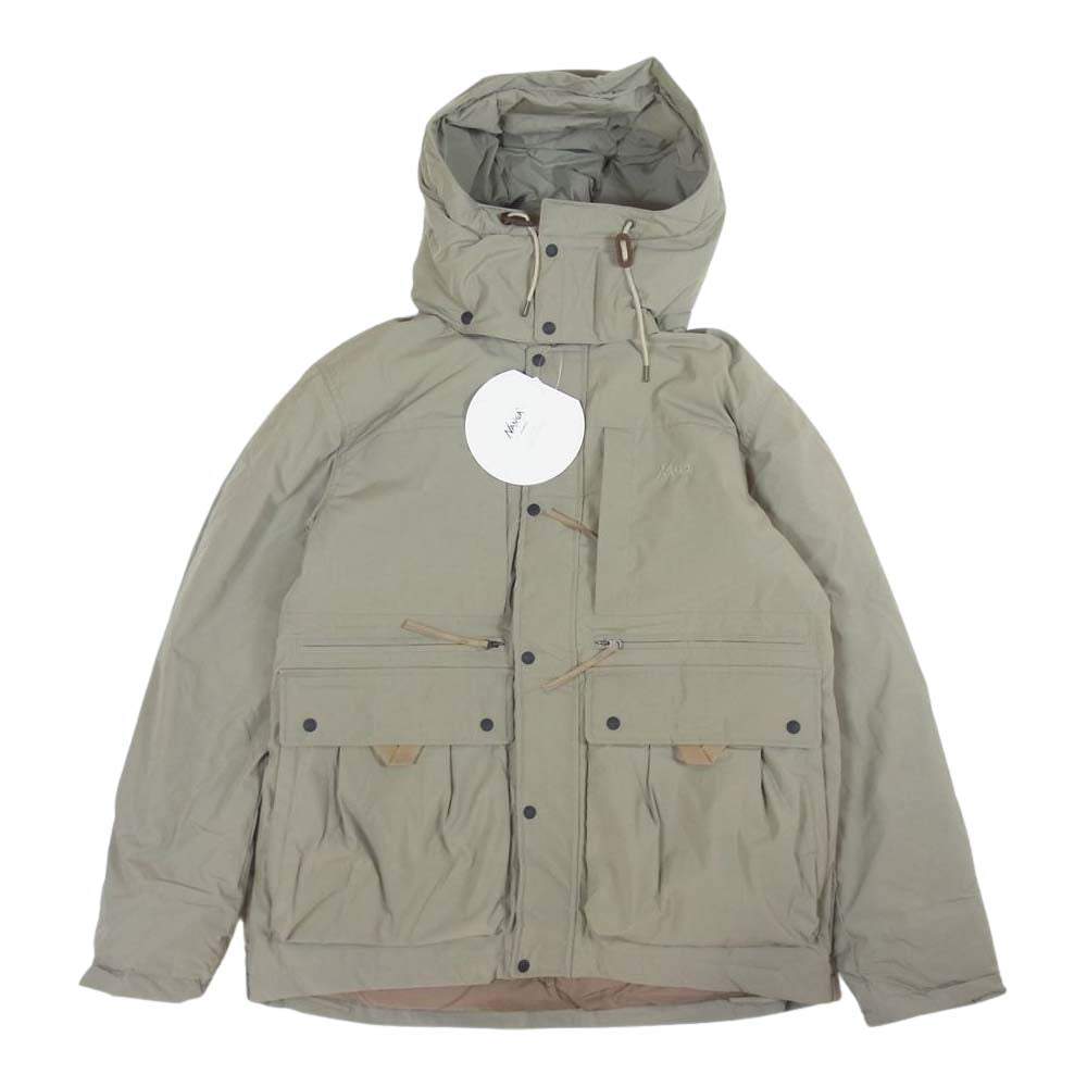 NANGA ナンガ N1TJEGG2 TAKIBI DOWN JACKET 難燃 タキビ ダウン ジャケット BEG L【新古品】【未使用】【中古】