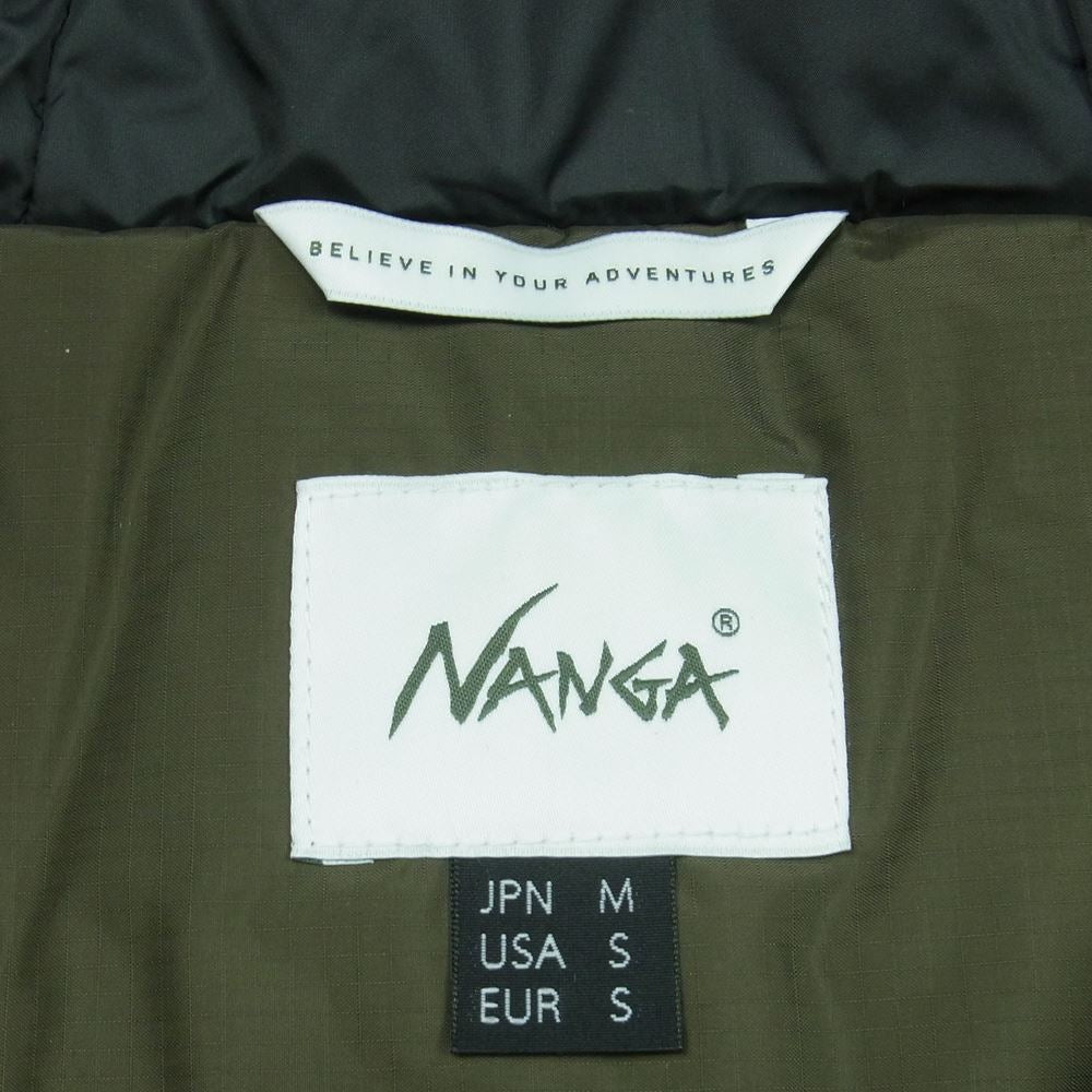 NANGA ナンガ N1AIBKF2 AURORA DOWN JACKET オーロラ ダウン ジャケット カーキ系 KHA M【新古品】【未使用】【中古】