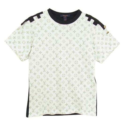 LOUIS VUITTON ルイ・ヴィトン 21SS  CA36929 1A8TLJ  シルバー モノグラム ショルダータブ 半袖 Tシャツ ホワイト系 XS【中古】