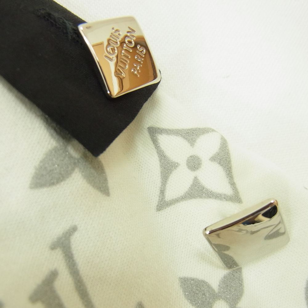 LOUIS VUITTON ルイ・ヴィトン 21SS  CA36929 1A8TLJ  シルバー モノグラム ショルダータブ 半袖 Tシャツ ホワイト系 XS【中古】