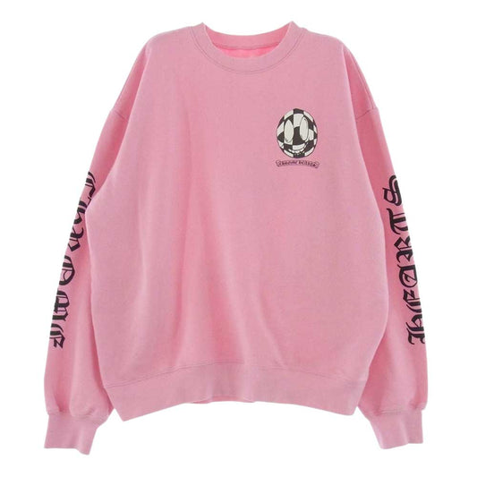 CHROME HEARTS クロムハーツ（原本無） 19AW MATTY BOY PPO VANITY AFFAIR SWTSHRT マッティボーイ プリント スウェット トレーナー ピンク系 L【中古】