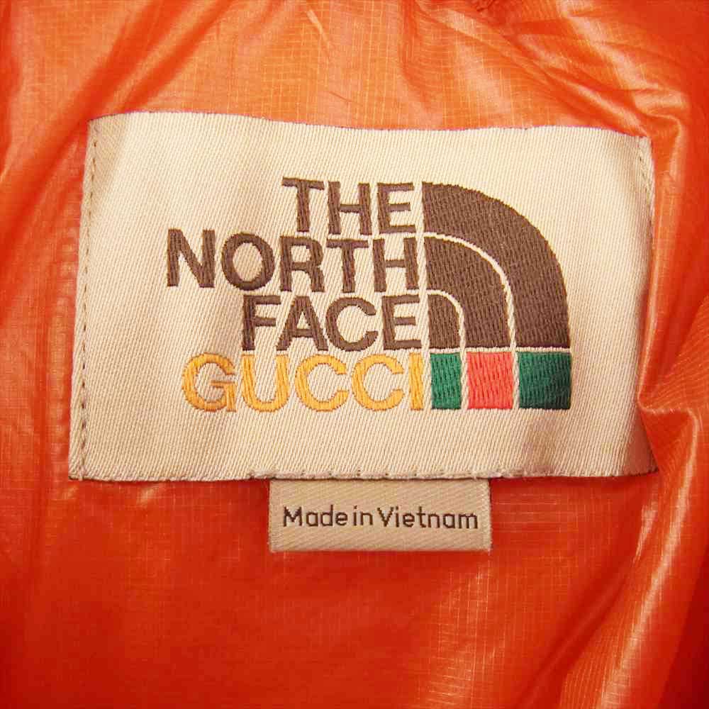 GUCCI グッチ 663755 XAAC4 THE NORTH FACE ノースフェイス アノラック ジャケット オレンジ系 L【中古】