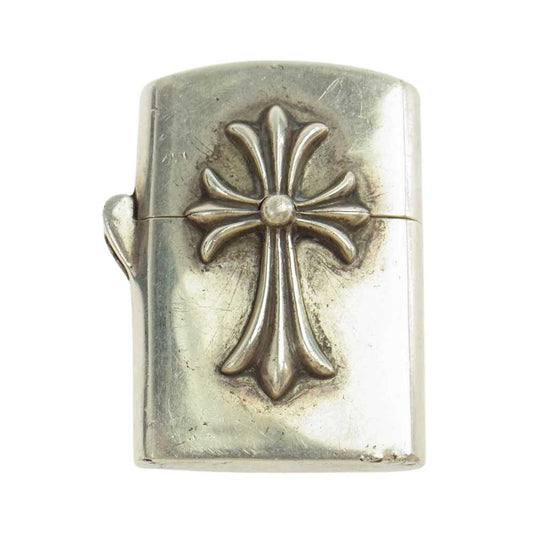 CHROME HEARTS クロムハーツ（原本無） NY FUCK YOU ZIPPO CHクロス ジッポ ライター シルバー系【中古】