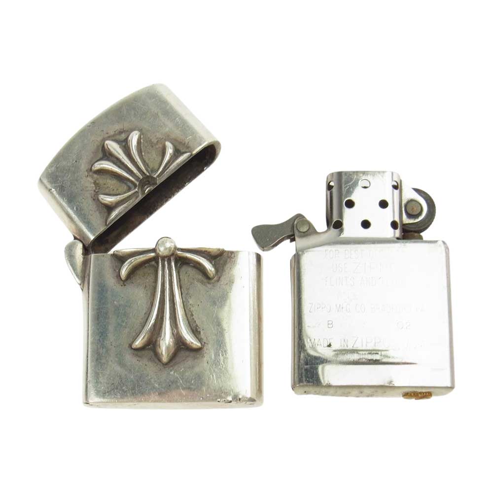 CHROME HEARTS クロムハーツ（原本無） NY FUCK YOU ZIPPO CHクロス ジッポ ライター シルバー系【中古】