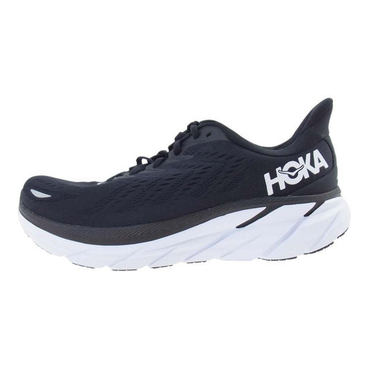 ホカオネオネ F27221D CLIFTON 8 クリフトン スニーカー ブラック系【美品】【中古】