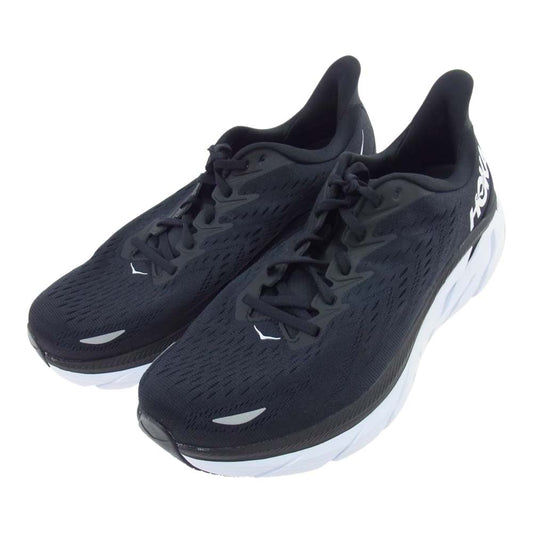 ホカオネオネ F27221D CLIFTON 8 クリフトン スニーカー ブラック系【美品】【中古】