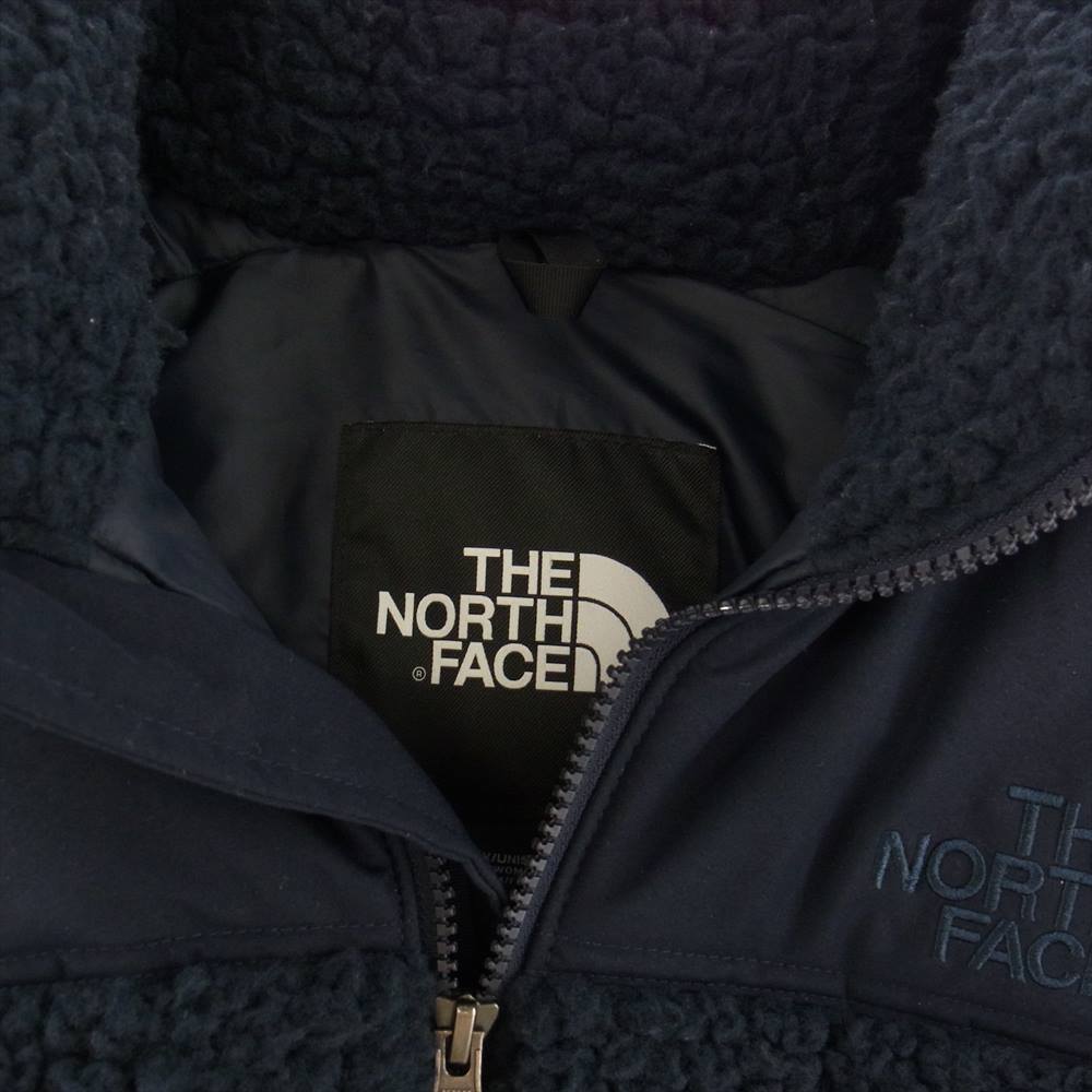 THE NORTH FACE ノースフェイス NF0A5A84 SHERPA NUPTSE JACKET シェルパ フリース ヌプシ ダウン ジャケット  ネイビー系 MENS M WOMENS L【中古】