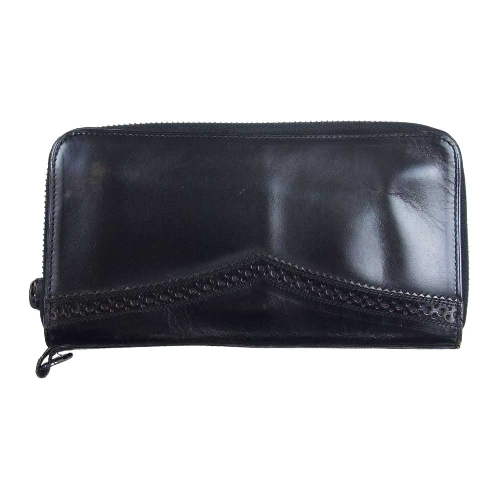 foot the coacher フットザコーチャー ウォレットコード付き レザー ウォレット ブラック系【中古】