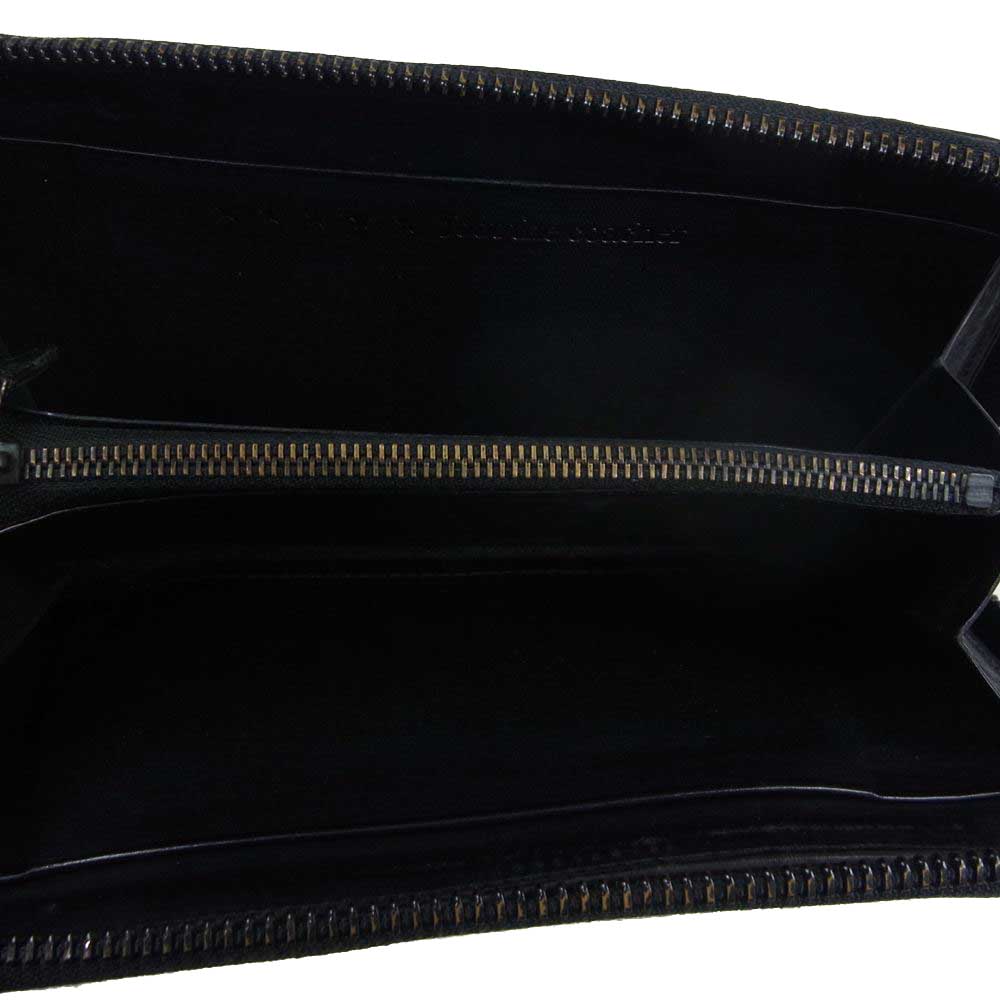 foot the coacher フットザコーチャー ウォレットコード付き レザー ウォレット ブラック系【中古】