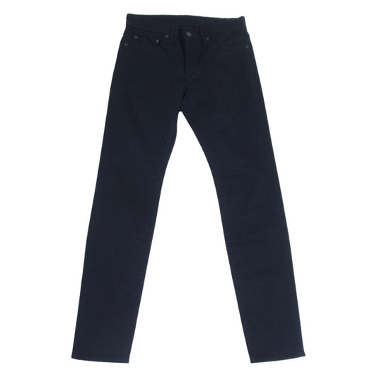 HYSTERIC GLAMOUR ヒステリックグラマー 06213AP06 THEE HYSTERIC XXX トリプルエックス ストレッチ ツイル スリム パンツ ブラック系 28【美品】【中古】