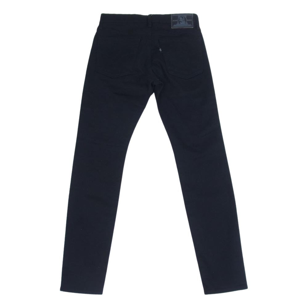 HYSTERIC GLAMOUR ヒステリックグラマー 06213AP06 THEE HYSTERIC XXX トリプルエックス ストレッチ ツイル スリム パンツ ブラック系 28【美品】【中古】